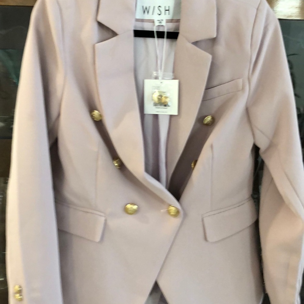 Soft lilac color  “Expectation”. Blazer from Wish.